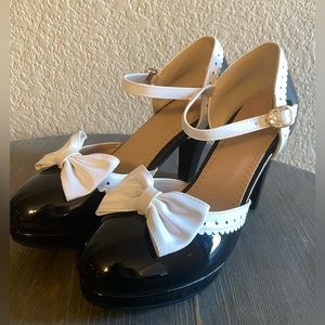 Foremode Mary Jane Heels Size Size 39 8.5